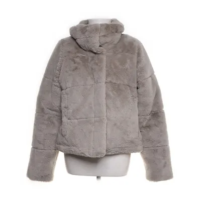 Vinterjacka (Grå) från Abercrombie & Fitch Pälsimitation, Polyester