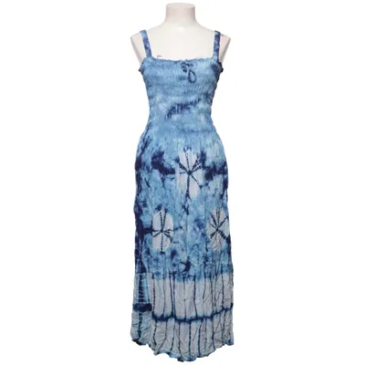 Robe longue (Bleu, Blanc)