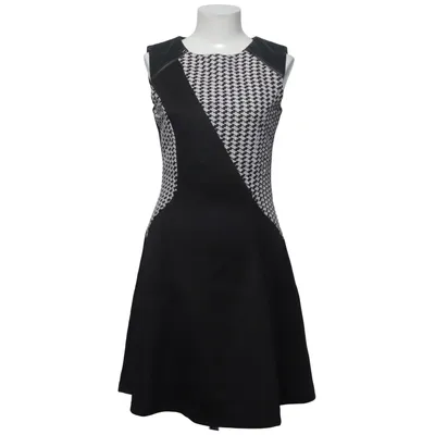 Jurk (Zwart, Wit) van My Collection Elastaan, Polyester