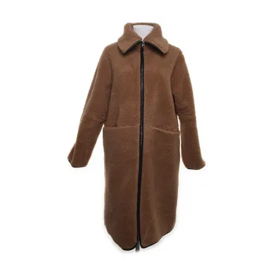 Frakke (Beige, Brun) fra Arket Polyester, Bomuld