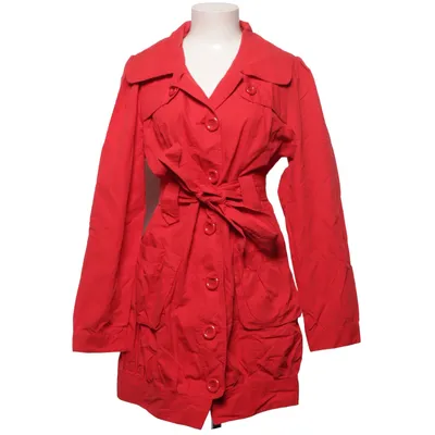 Trench coat (Red) from Moood Cotton, Polyamide, Viscose