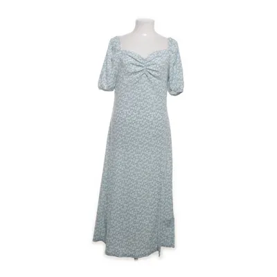 Jurk (Blauw, Meerkleurig) van Monki Elastaan, Polyester
