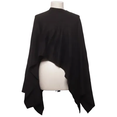Poncho (Black) from Gina Tricot Polyamide, Polyester, Viscose