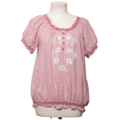 Blouse (Rood, Wit) van Number One Katoen
