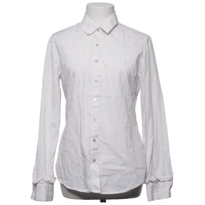 Shirt (White, Beige) from Deane & White Cotton