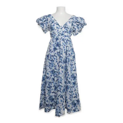 Maxi jurk (Wit, Meerkleurig) van Abercrombie & Fitch Katoen, Polyester