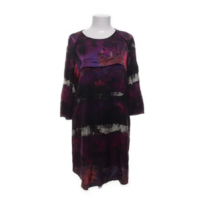 Dress (Purple, Black, Multicolored) from Hugo Boss Silk, Viscose
