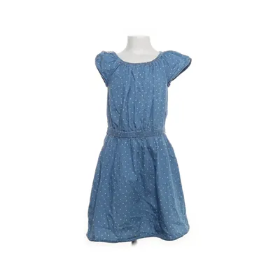 Jurk (Blauw, Wit) van Yigga Katoen
