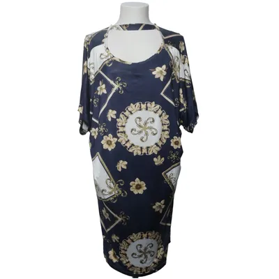 Dress (Blue, White, Gold) from Lacony