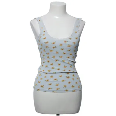 Tanktop (Meerkleurig, Blauw) van Monki Katoen, Elastaan