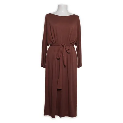 Klänning (Brun) från Hema Elastan, Polyester, Viskos