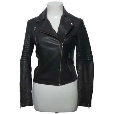 Veste de motard (Noir) de Barneys Originals Cuir, Polyester