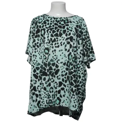 Top (Green, Black) from Vanting Elastane, Polyester