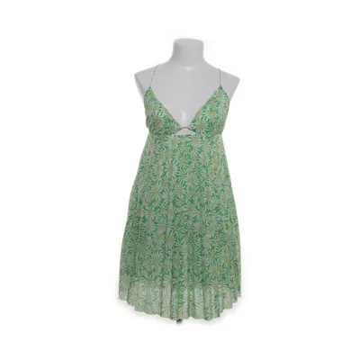Halterneck dress (Green, Multicolored) from Zara Polyester
