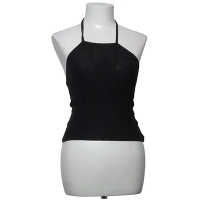 Halterneck top (Sort) fra Gina Tricot Akryl, Økologisk bomuld