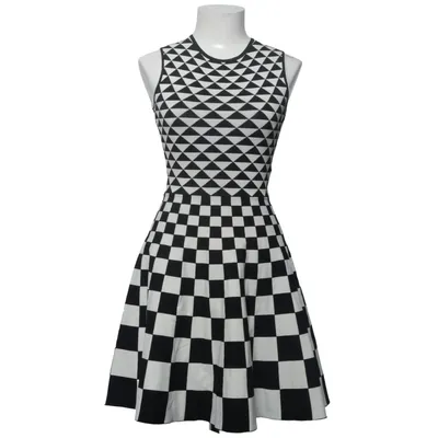 Kjole (Sort, Hvid) fra Ted Baker Elastan, Polyamid, Polyester, Viscose