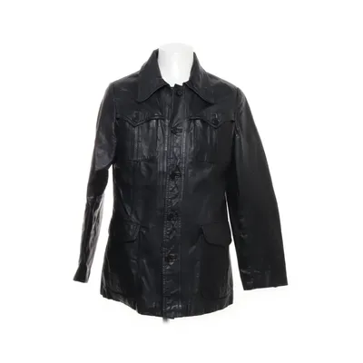 Leather jacket (Black) from Echt Leder Polyamide, Leather