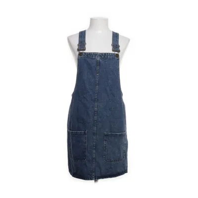 Dungaree dress (Blue) from Denim Co Cotton