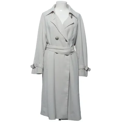 Trench coat (Gray) from Dixi Coat Polyester, Viscose