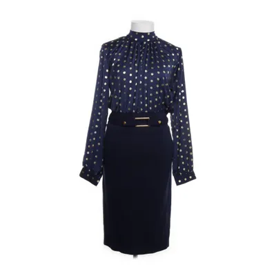 Klänning (Blå, Guldfärgad) från Bodyflirt Polyester