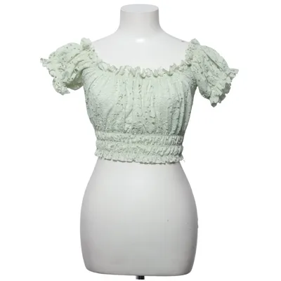 Crop top (Grøn) fra Gina Tricot Elastan, Polyamid