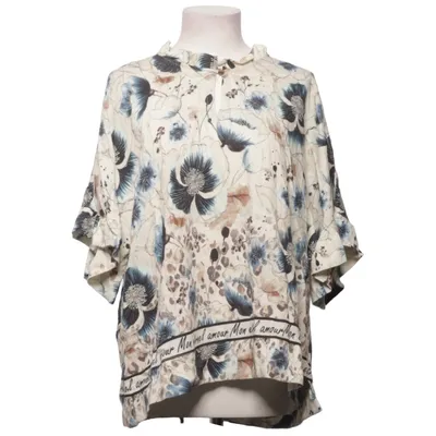 Haut (Blanc, Bleu, Marron) de In Front Polyamide, Viscose