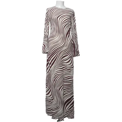 Långklänning (Vit, Brun) från French Connection Polyester, Viskos