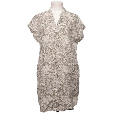 Jurk (Beige, Groen) van Lene Sand Linnen