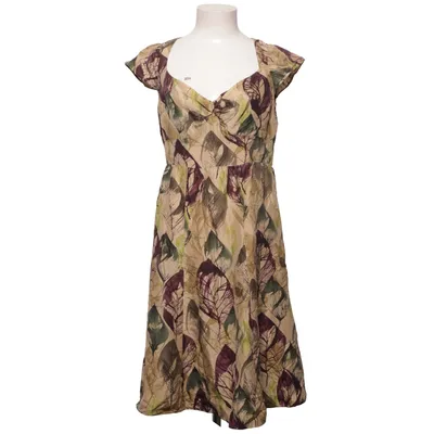 Robe (Beige, Multicolore) de Viola Soie