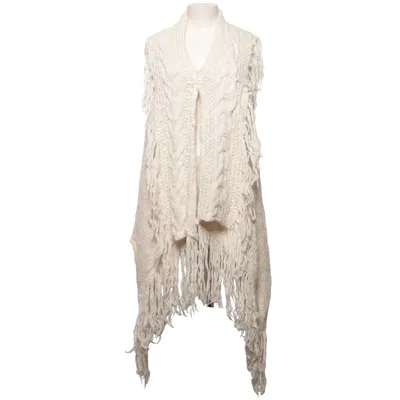 Vest (White) from Mat. Acrylic, Alpaca wool, Viscose