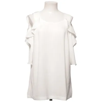 Top (Wit) van City Chic Elastaan, Polyester