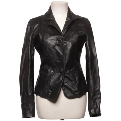 Leather jacket (Black) from Rock'n Blue Leather, Polyester