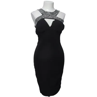 Cocktailkjole (Sort, Hvid) fra Young Blood Elastan, Polyester