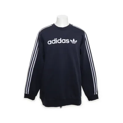 Sweatshirt (Blauw, Wit) van Adidas Organisch katoen, Polyester