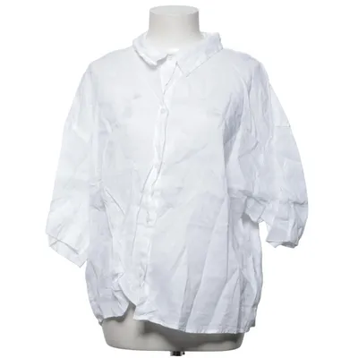 Chemise à manches courtes (Blanc) de H&M Premium Quality Lin