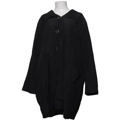 Vinterkappa (Svart) från Hopsack Bomull, Pälsimitation, Metallfiber