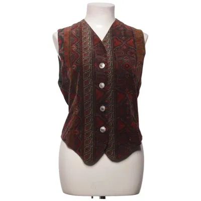 Gilet de costume (Rouge, Marron, Multicolore) de Tatch Coton