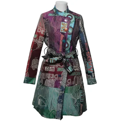 Coat (Multicolored) from Desigual Polyester