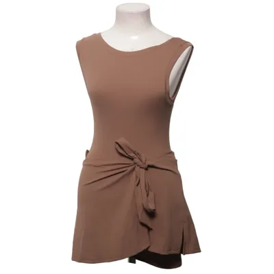 Jurk (Bruin) Elastaan, Polyamide