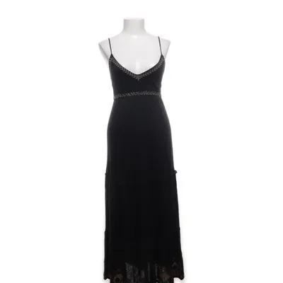 Robe longue (Noir, Multicolore) de Ateen Élasthane, Lin, Modal, Polyamide