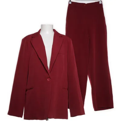 Kostym (Röd) från New Collection Elastan, Polyester