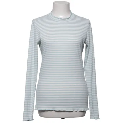 T-shirt à manches longues (Bleu, Blanc) de Koral Élasthane, Polyester