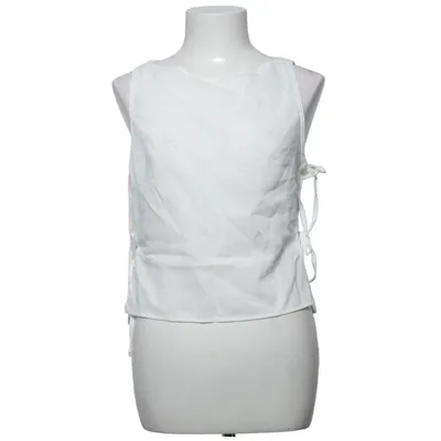 Haut (Blanc) de Forever 21 Lin, Polyester, Viscose