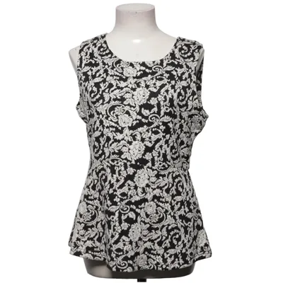 Top péplum (Noir, Blanc) de Drys Coton, Polyester