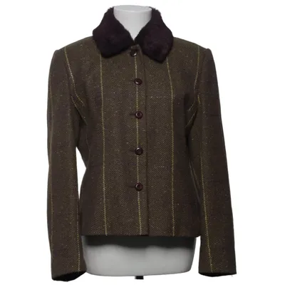 Blazer (Brown, Purple) from La Strada Polyamide, Silk, Wool