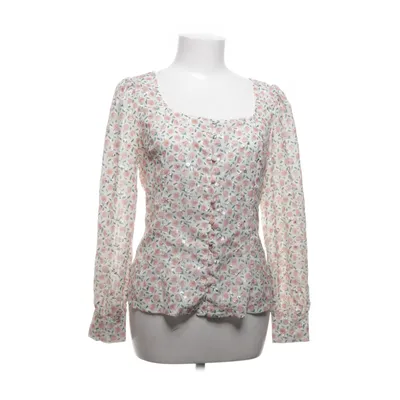 Blus (Vit, Flerfärgad) från Daphnea Polyester