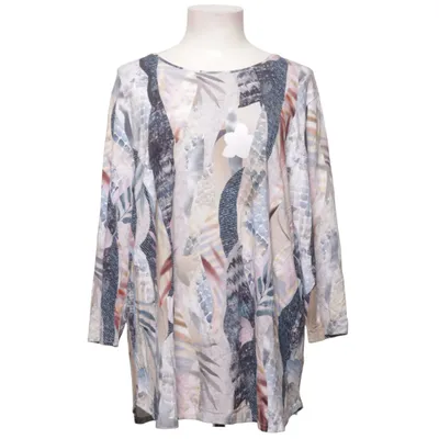 Långärmad t-shirt (Grå, Flerfärgad) från Jacett Elastan, Viskos
