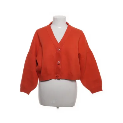 Cardigan (Oranje) van Edited Organisch katoen, Elastaan, Polyamide, Wol