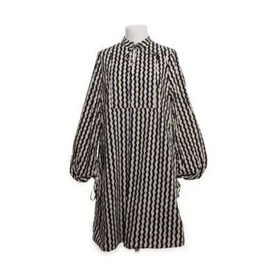 Kjole (Sort, Beige) fra By Malene Birger Økologisk bomuld