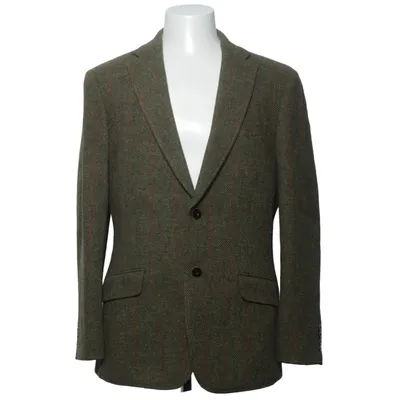 Kavaj (Grön) från Harris Tweed Polyester, Viskos, Ull